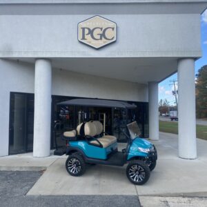 2020 Teal Club Car Tempo Electric 4-Passenger Phoenix Body