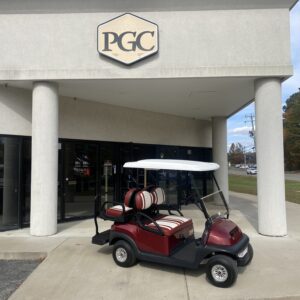 2020 Club Car Tempo Electric 4-Passenger- Burgundy