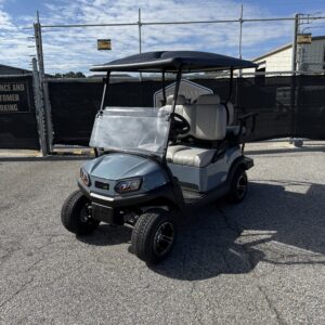 2021 Pearl Mist Club Car Tempo Golf Cart - Trojan Lithium - 4 Passenger