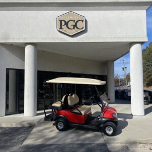 2020 Club Car 4-pass Electric Golf Car- Rally Red